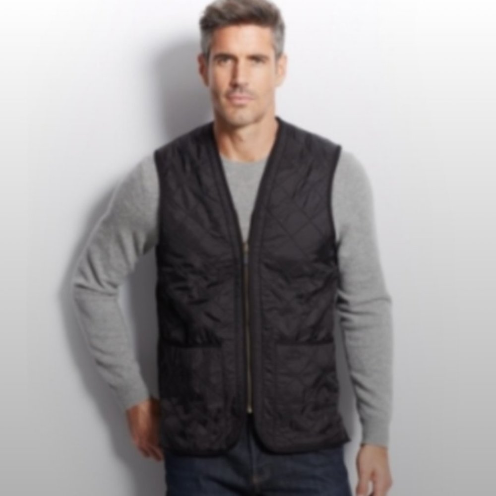 Barbour Polarquilt Vest Black Waistcoat MLI0002BK9